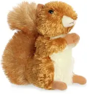 Aurora - Small Red Mini Flopsie - 8" Nutsie - Adorable Stuffed Animal