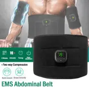 Lazy ABS Abdominal Belt Stimulator Muscle Trainer EMS Toning Smart Training Tool