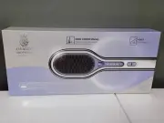 Lyealion Hair Straightener Brush | Negative Ionic Straightening Comb Purple NIB