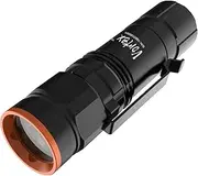 Vortex TC501R Outdoor and Everyday Carry Black Rechargeable LED Aluminum Flashlight up to 2200 lumens with Fluorescent Optical Lens Pocket Clip