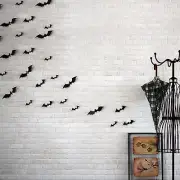 12 Pack Halloween 3D Bat Decorations 4 Different Sizes Sensory Book 1 Year