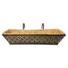 Plant Railing Shelf Hanging Railing Planter for Garden Fence Railing Porch