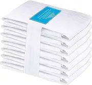 Ruvanti Extra Large Flour Sack Dish Towels (30" X 30") Highly Absorbent Kitchen Towels/Tea Towels - 100% Cotton Multi-Purpose Towels for Embroidery. Cleaning Cloth/Dish Towels/Bar Towels, 6 Pack