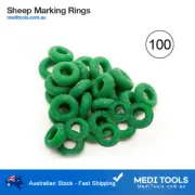 100 x Bainbridge Marking Rings, Castration, Tail Banding,Sheep, Bands, Premium