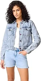 [Street One Studio] Women's Bleached Denim Jacket