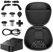 DUXICEPIN Complete Component Pack for Xbox Elite Controller Series 2 / Series 2 Core, Xbox Accessories Includes 1 Carrying Case, 1 Charging Dock, 4 Paddles, 4 Thumbsticks, 1 D-Pads & 1 Adjustment Tool