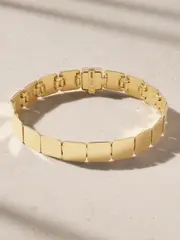 [Ileana Makri] Ileana Makri - Large Tile 18-karat Gold Bracelet - One size One size Gold