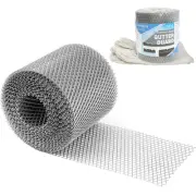Gutter Guard 5 inch, 304 Stainless Steel Gutter Sceen Mesh Roll, Leaf Filter ...