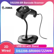 Zebra DS2208-SR00007ZZWW 1D 2D Handheld Barcode Scanner Reader USB Kit w/ Stand