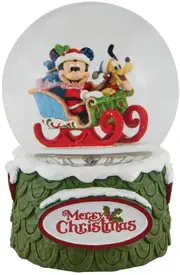 Disney Traditions Mickey and Pluto Musical Waterball