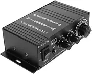 Mini Power Mini Headphone Mp3 12v Power Amplifiers Home Audio 12v Car Motorcycle Audio Amp Black Aluminum Alloy