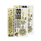 Little Earth NCAA USC Trojans Temporary Foil Tattoo Gold Fight On, Touchdown