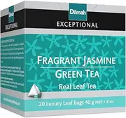 Dilmah Exceptional Frangrant Jasmine Green Tea, 40 Grams