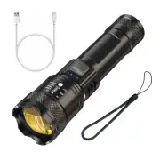 Rechargeable Flashlights High Lumens Super Bright Led Tactical Flashlight Bat...