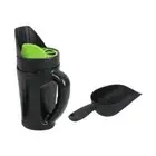 Hand Spreader Shaker Gardening Tool for Ice Melt Lawn Fertilizer Garden
