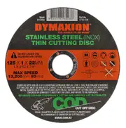 Dymaxion INOX Thin Cutting Disc - 125mm - 25 Piece Shrink Wrapped