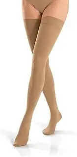 BSN Medical/Jobst 115673 Opaque Compression Hose, Thigh High, 30-40 mmHg, Closed Toe, Petite, Medium, Natural