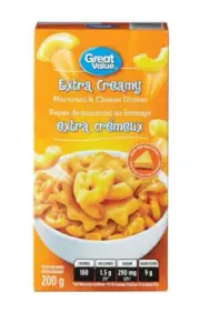 Great Value Extra Creamy Macaroni & Cheese Dinner, 200g/7.1oz,