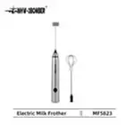 Powerful Milk Foam Machine Mini Electric Milk Frother Stainless Steel Accessorie
