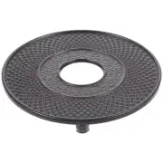 1PC Black Hot Pot Coasters Tea Pot Trivet Cast Iron Insulated Jug Holder Plant