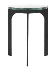 Safavieh Couture Seymour Cast Glass Accent Table