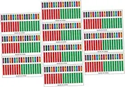 UPKOCH 10pcs Kalimba Note Stickers Easy to Install Finger Piano Scale Stickers for Beginners Portable for Learning and Chord Practice