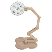 Rotated Cross Stitch Embroidery Hoop Stand, Hands Free Needlework Stand for A...