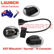 Original LAUNCH X431 Mitsubishi Hyundai-14+16 for PRO3 PRO SCANPAD PAD2 IDIAG