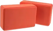 TOKIDNY 2pcs Yoga Blocks High Density Eva Foam Blocks Non Slip Surface for Yoga Pilates Fitness Workout