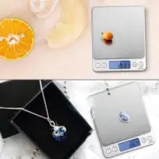 (Upgraded) AMIR Digital Kitchen Scale, 500g Mini Pocket Jewelry Scale, Cooking F