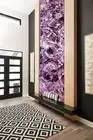 Amethyst Quartz Stone Wall Panel, Quartz Stone Modern Wall Panel, Interior Decor