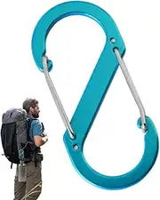 Locking Carabiner - Carabiner Keychains Clip,Camping Accessories for Outdoor Travel Backpacking Key Organization