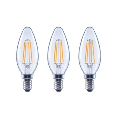 EcoSmart 40W LED Candelabra-Soft White Dimmable-3 bulbs/pack 1001757786