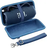 khanka for Charge 6 Waterproof Bluetooth Speaker,Case Only (Blue Case with Shoulder Strap)