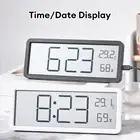 Fashion LED Digital Desktop Clock Temperature Date Display Home Decoration