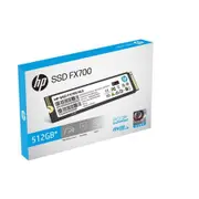HP FX700 512GB PCIe Gen 4x4 M.2 NVMe 2.0 SSD 6300MB/s 3100MB/s Up to 7200 MB/s read speed 8U2N1AA#