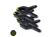 Handy Hardware 4PK Spring Clamps Swivel Jaws Heavy Duty Nylon Anti-Slip 15cm