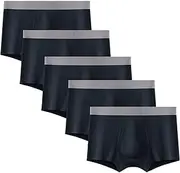 [Maiyifu-GJ] Men's Comfy Traceless Underwear Soft Solid Colour Trunks Breathable Modal Boxer Briefs