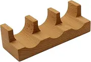 SiaBiced Sushi Taco Stand Wooden Holder for Temaki Presentation , 3 Slots