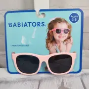 BABIATORS Sunglasses BALLERINA PINK Infant Toddler Ages 3-5 UV Protection NEW