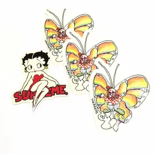 【日貨代購CITY】SUPREME Betty Boop BUTTERFLY 貝蒂 蝴蝶 Sticker 貼紙 現貨