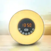 SLF Sunrise to Sunset Alarm Clock Nature Sounds Wireless Speaker White Wake LED