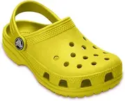 [Crocs] Unisex Kids Classic Clog, Lemon, C9