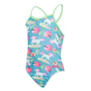 Zoggs Toddler Girls Pegasus Crossback One Piece Swimwear , Girls Swimsuit