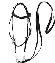 TQEBWUS Horse Halter with Buckle, Adjustable Horse Headstall, Throat Latch Bridle Strap for Reducing Friction Equestrian Enthusiasts