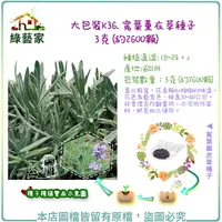 在飛比找Yahoo奇摩購物中心優惠-【綠藝家】大包裝K36.寬葉薰衣草種子3克(約2600顆)