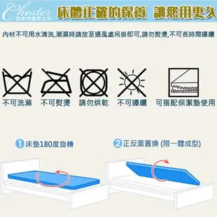 【契斯特】50%石墨烯能量黑科技薄形獨立筒床墊-6尺 (薄墊 雙人加大)