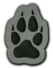 ToeJamR Snowboard Stomp Pad - WOLF PAW - GRAY