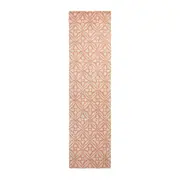 Casablanca Tile Hand Tufted Wool Blend Blush Runner 80x300cm