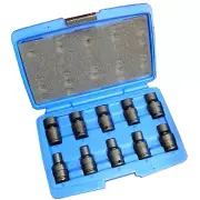 10-PC Metric 3/8" DR. UNIVERSAL SWIVEL SHALLOW IMPACT SOCKET SET